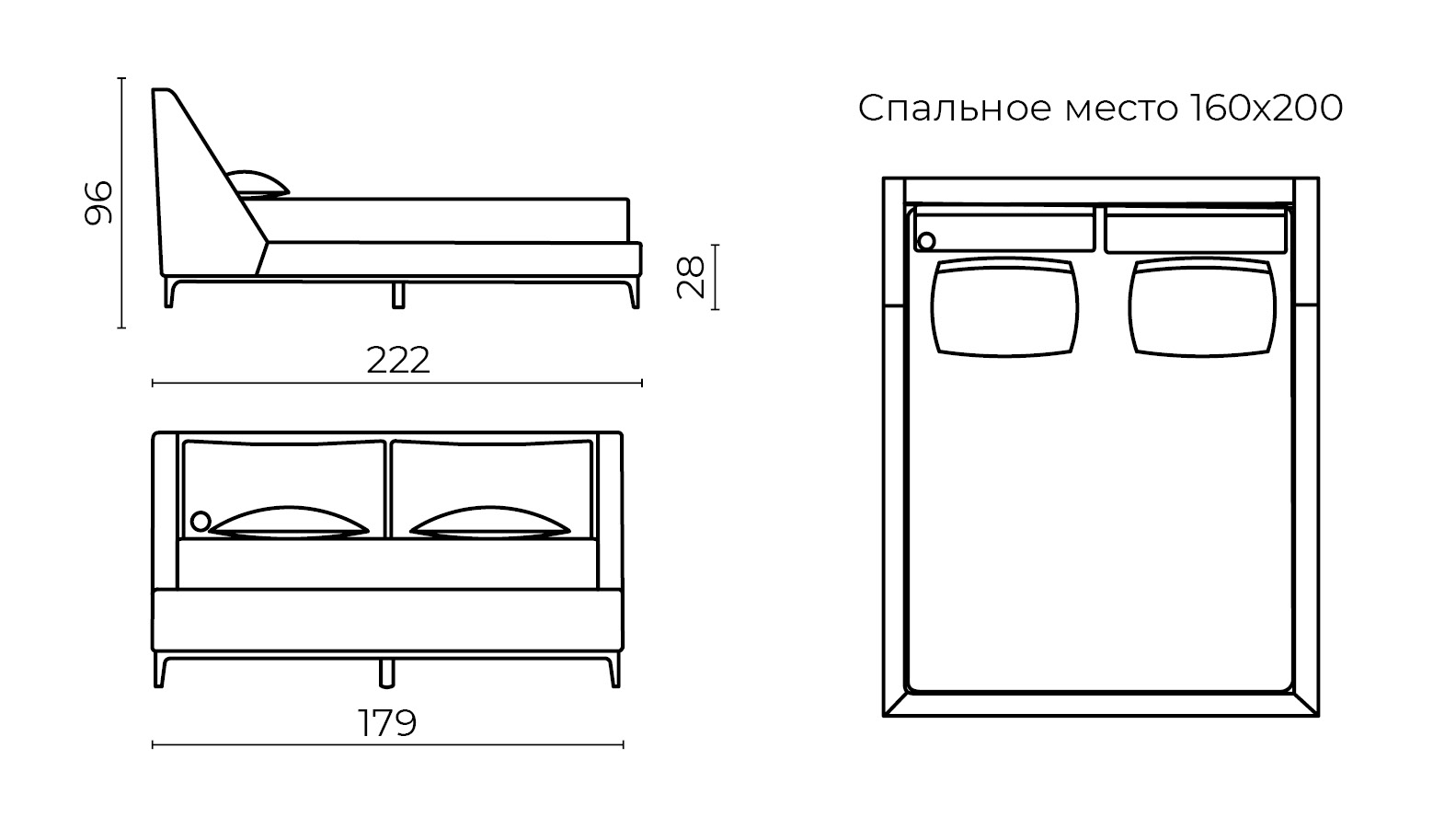 GAMMA кровать с механизмом - купить от 399326.00 руб в Москве |  Интернет-магазин Estetica